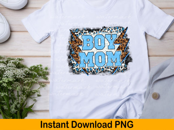 Boy Mom Sublimation Png: Graphics for T-Shirt Designs