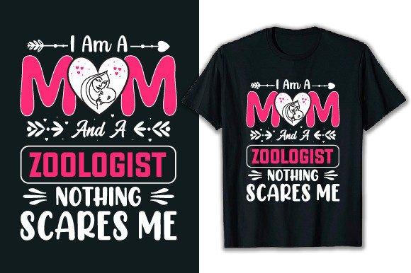 Mom Zoologist Graphics for Bold T-Shirt Designs