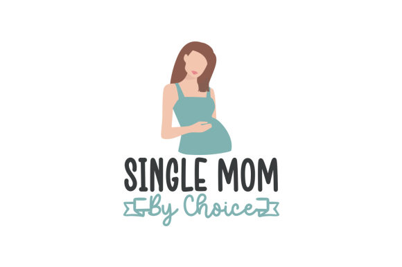 Pregnant Woman, Single Mom by Choice: Family Crafts Asset